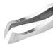 Style 15AGW Swiss Oblique Head Carbon Cutting Tweezer with Curved Tips, 4-1/2" Long