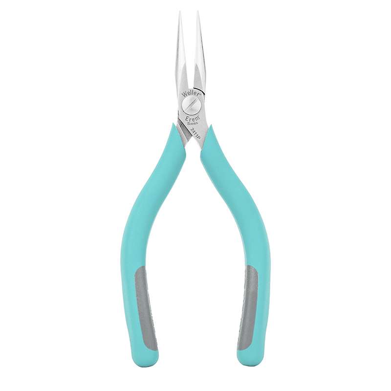 Cushion Grip Fine Point Needle Nose Pliers with Smooth Jaws, 5-3/4"