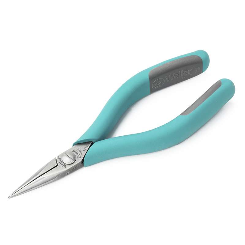 Cushion Grip Fine Point Needle Nose Pliers with Serrated Jaws, 5-3/4"
