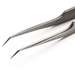 Stainless Steel Anti-magnetic Tweezers with Curved Micro-Fine Tips, 3 Star, 4-1/2"