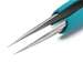 Ergonomic ESD Safe Cushion Grip Tweezer, Straight High Precision Tip