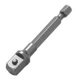 1/4" Hex Power Drive Adapter for 1/2" Square Drive Sockets, 4" Long redirect to product page