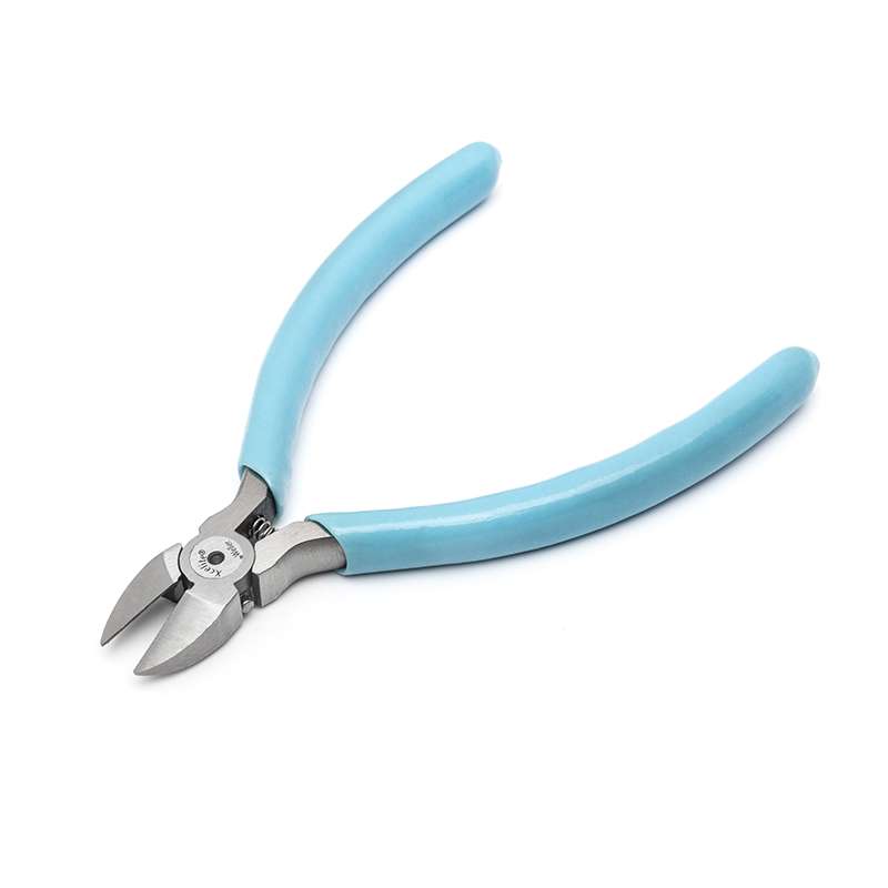 ESD-Safe Oval Head Semi-Flush Cutters with Cushion Grip Handles, 4" Long