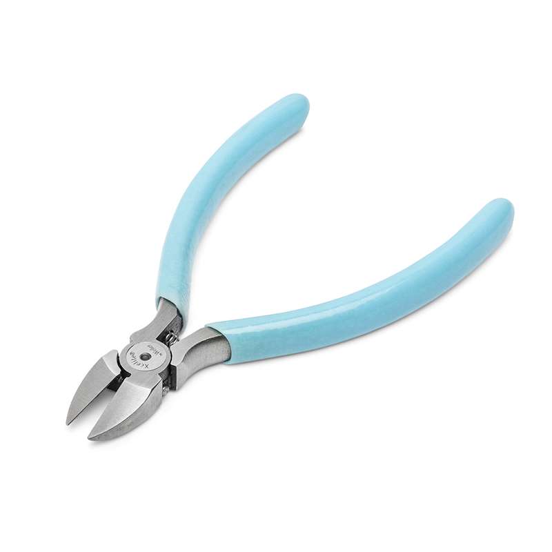 ESD-Safe Oval Head Diagonal Flush Cutter with Cushion Grip Handles, 4"