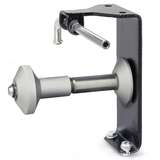 black bracket with empty metal spool redirect to product page