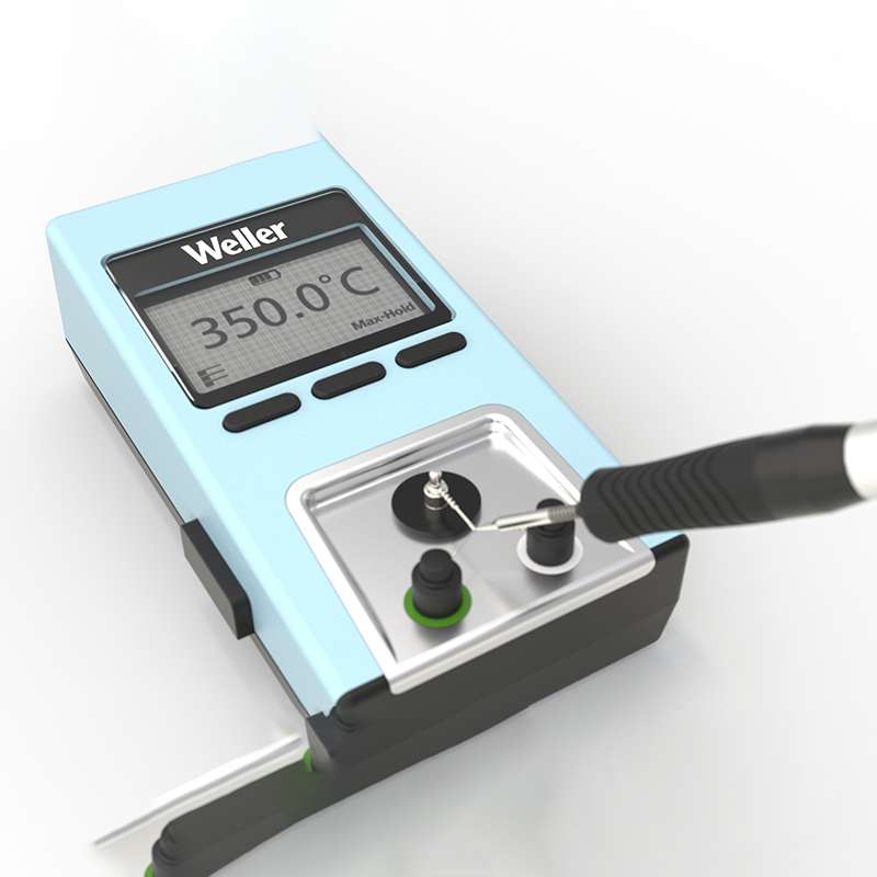 Temperature device in use