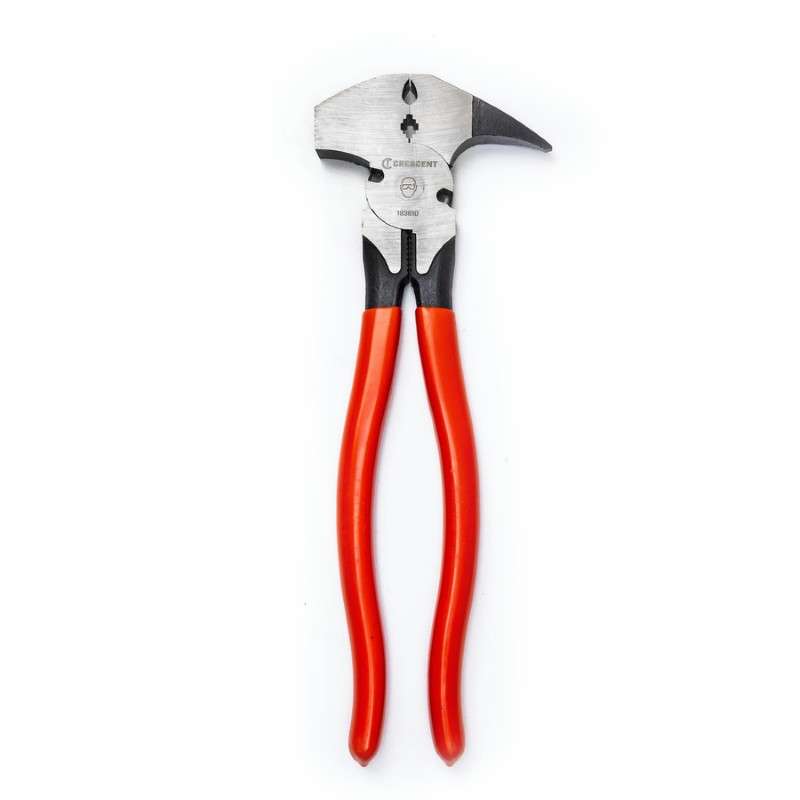 Pliers, Solid Joint, 10-7/16" Overall Length, Cushion Grip