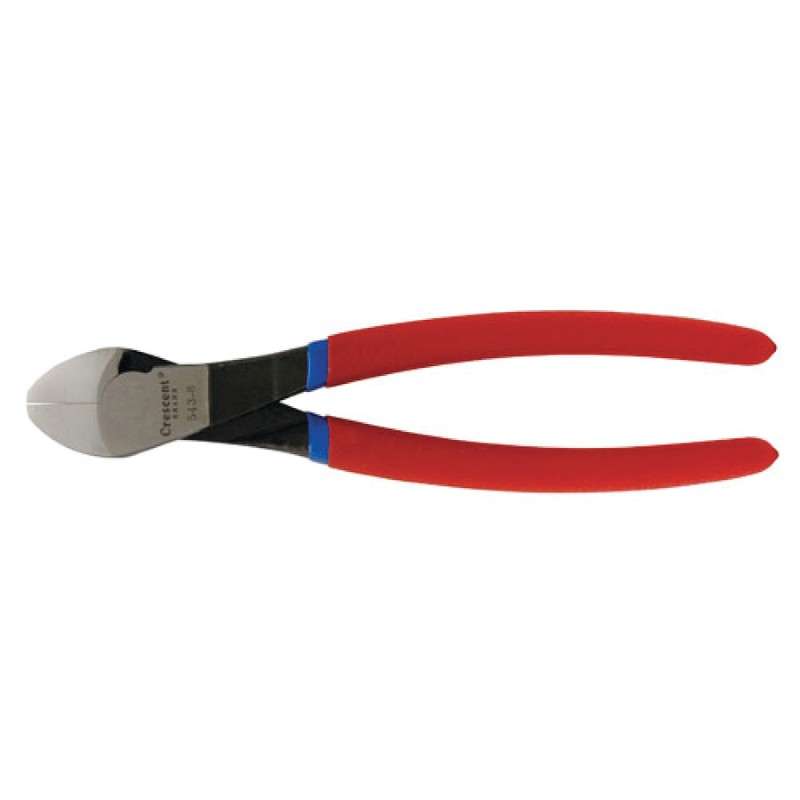 Cutting Pliers, Diagonal, Heavy-Duty, Flush Cut, 8" Overall Length, 12 AWG