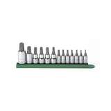 13 Piece 1/4", 3/8" & 1/2" Drive Tamper Proof Torx® Bit Socket Set redirect to product page