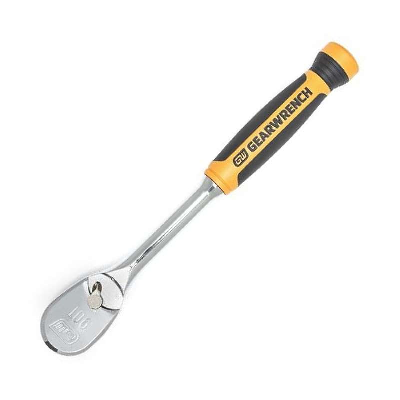 1/2" Drive, 90-Tooth Dual Material Teardrop Ratchet 11"