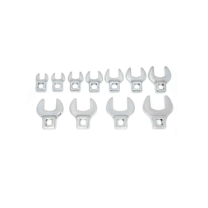 11-Piece 3/8" Drive Crowfoot SAE Wrench Set