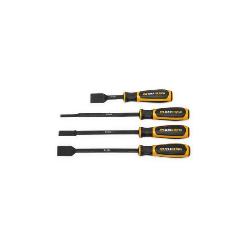 Dual Material Wide Scraper Set, 4-Piece