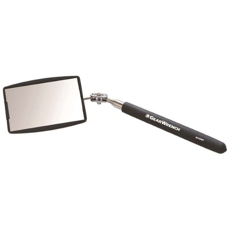 Rectangular Telescoping Inspection Mirror, 2-1/8" X 3-1/2"