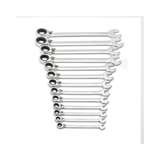 13-Piece 72-Tooth 12-Point Reversible Ratcheting Combination SAE Wrench Set redirect to product page