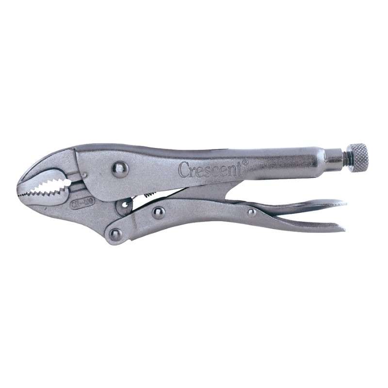 Locking Plier Curved Jaw 10" with Wire Cutter