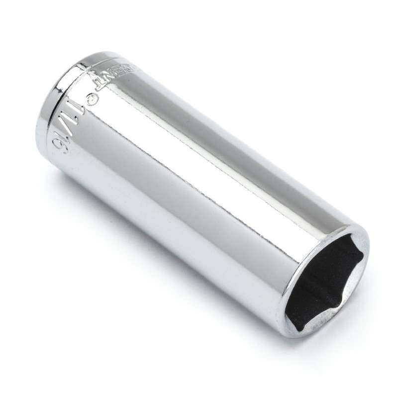 Deep Socket, 3/8" Drive, 6 Point, SAE, 11/16"
