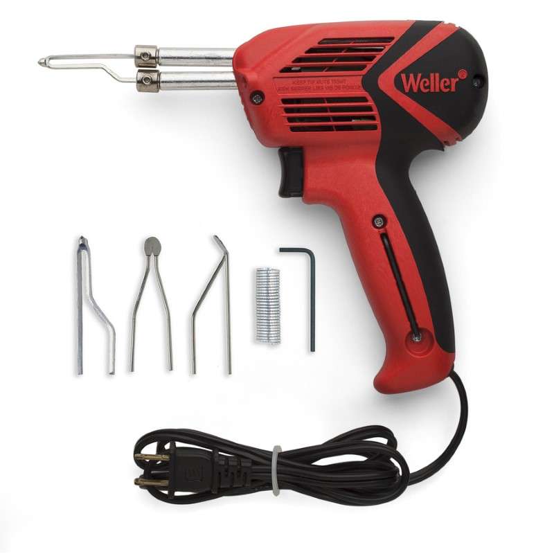 Weller 9400PKS Universal Soldering Gun Kit with LED Lighting, Hex Wrench to Switch Tips