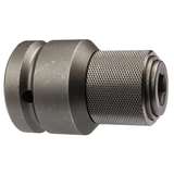 Female Square Drive, Quick Releasing Chucks, Bit Holders, 1" Square Drive, 5/8" Hex, 3-1/4" Overall Length redirect to product page