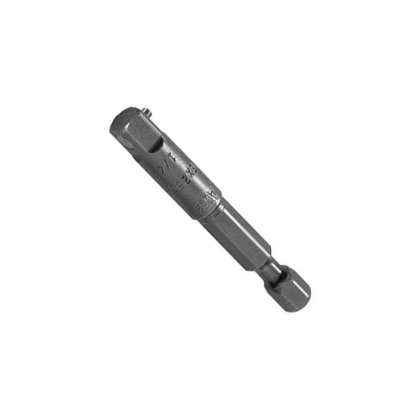 Apex EX-250 Hex Square Drive Tool Steel Socket Extension, 1/4 in x 1/4 in x 3 in, Pin Lock