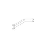 Double Swing Arm, Tubular Steel, 16" redirect to product page