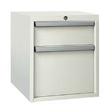 8000 Series Drawer Assembly with one 5-3/4" Drawer and one 12" File Cabinet, 19-7/8 H x 19-1/4 D x 16-3/4" W redirect to product page