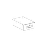 Drawer Assembly includes 1 drawer 23x15x6-1/2" for 30" Worksurface Depth redirect to product page