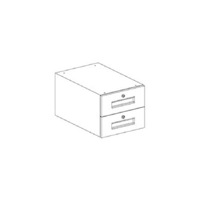Drawer Assembly includes 2 drawers 23x15x13" for 36" Workstation Depth