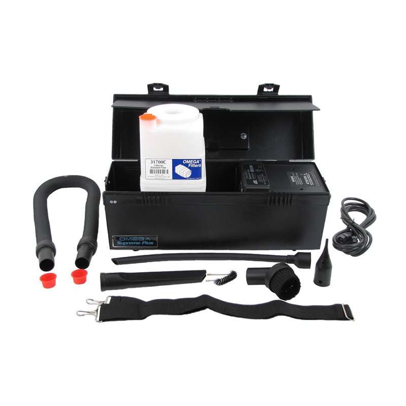 ESD-Safe Omega Supreme Plus Vacuum, 110V, with 0.3 Micron Standard Filter Cartridge