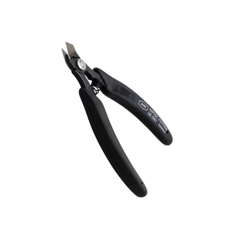 ESD-Safe Semi-Flush Cutters with Cushion Grip Handles, 4-15/16" Long