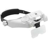 white headbanc magnifier with multiple flip-downs redirect to product page