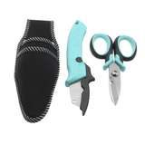 Multi-Purpose Electrician Scissors Kit with Scissors, Cable Stripping Blade, and Nylon Pouch redirect to product page