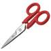 Electrician Scissors with Wire Stripping Slots, Plastic Grips