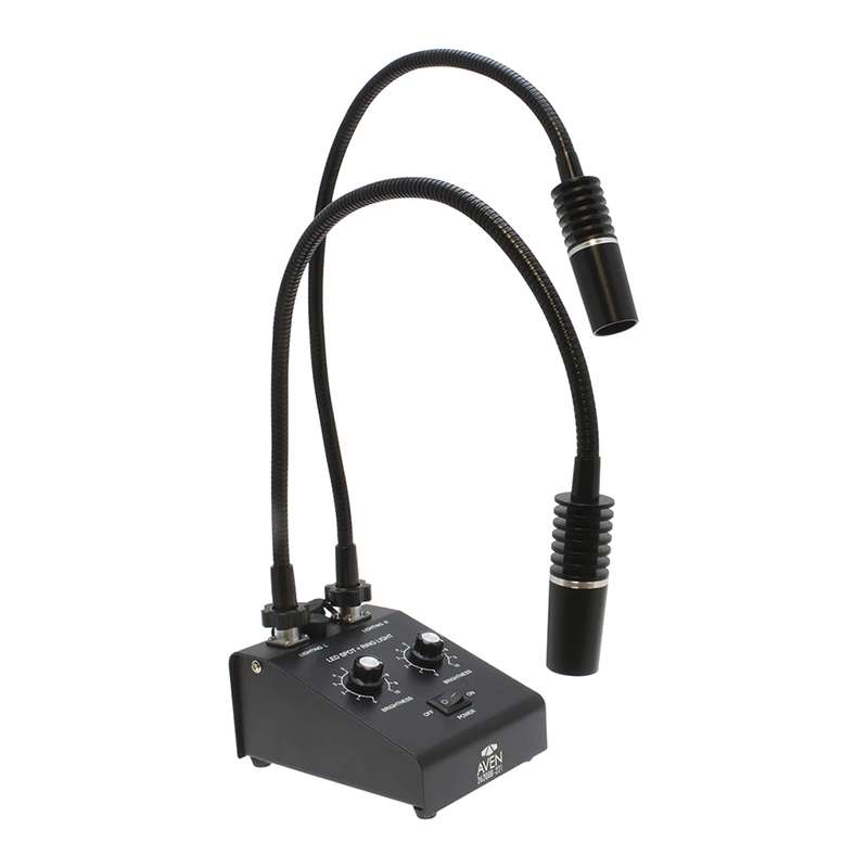 LED Dual Gooseneck Spotlight Illuminator, 6500K Cool Light