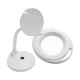 LED Magnification Desk Lamp, 5-Diopter (2.25x), 4", White redirect to product page