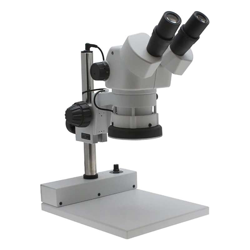 ESD Safe SPZ-50E Stereo Zoom Binocular Microscope (6.7x-50x), on Stand PLED