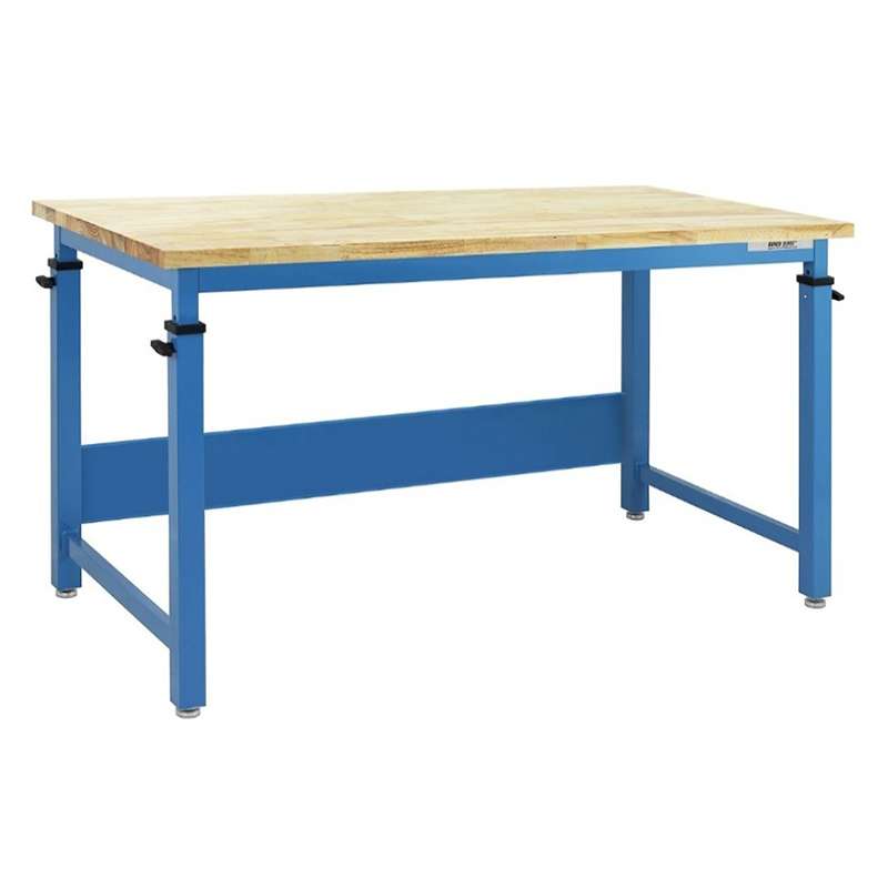 Cleveland Plus Series Workbench with Lacquered Butcher Block  1" Thick Top-Square, 30" x 60"