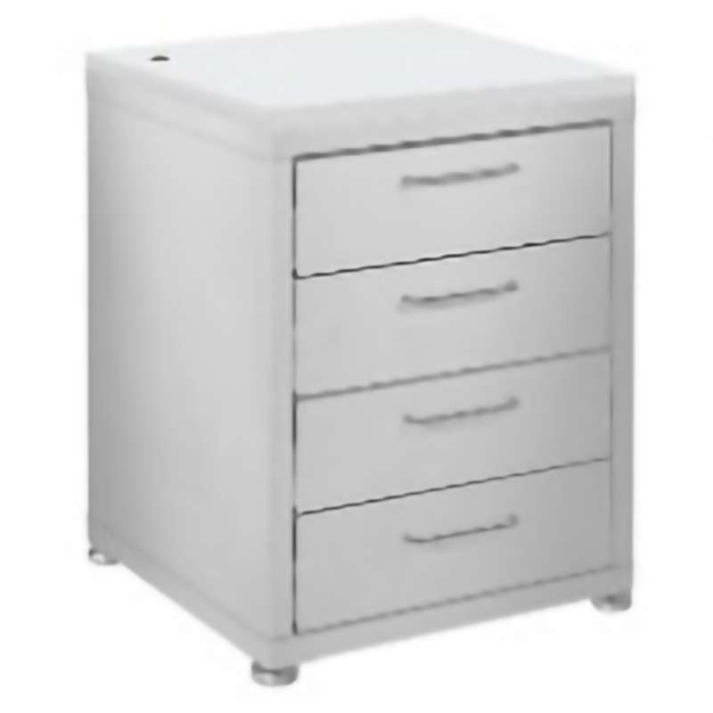 Stainless Steel Industrial Grade Storage Cabinets-4 Drawers-6", 6", 6", 6" with Glides and LisStat ESD Clean Room Top