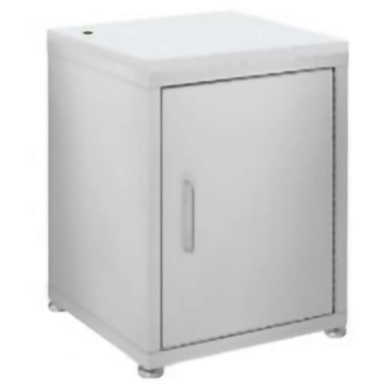 Stainless Steel Industrial Grade Storage Cabinets-1 Door with Glides and LisStat ESD Clean Room Top