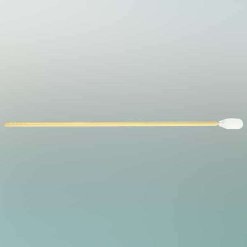 Lab-Tips™ Cleanroom Nonwoven Polyester Swab with .257" Tip and Long Polypropylene Handle, 6.38" Long, 100 per Package