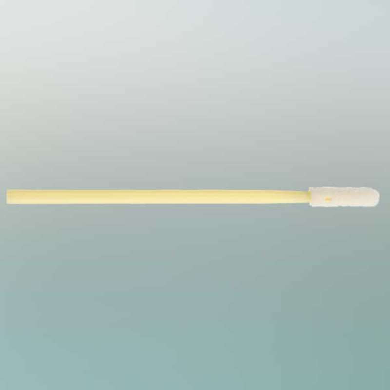 Lab-Tips™ Cleanroom Small Open Cell Polyurethane Foam Swab with 12.5mm Tip Length and Polypropylene Handle, 2.75" Long, 100 per Package