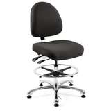 Integra ECR Upholstered Black Vinyl Chair, ESD Clean Room redirect to product page