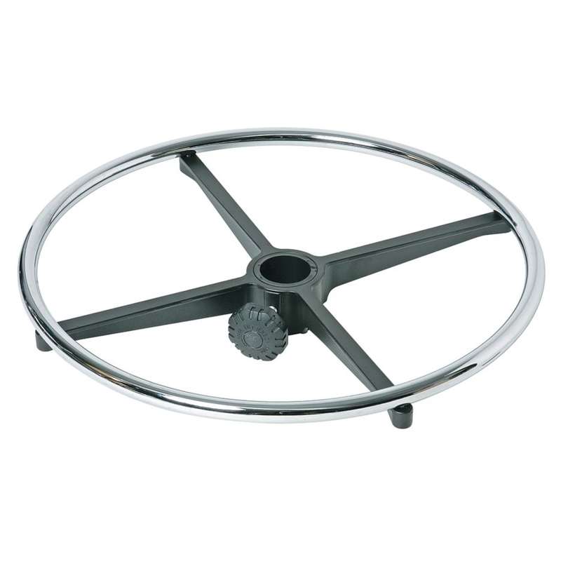 Adjustable ESD 18" Chrome Footring