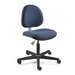 Lexington Desk Height ESD Navy Fabric Chair, Black Nylon Base, Hard Floor Casters