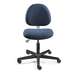 Lexington Desk Height ESD Navy Fabric Chair, Black Nylon Base, Hard Floor Casters