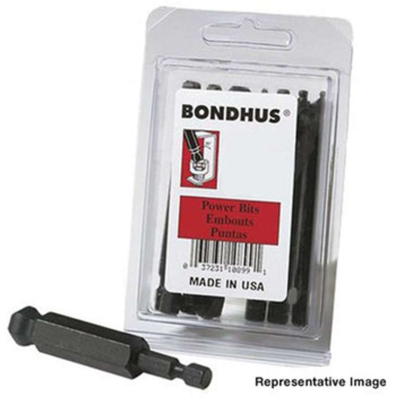 Hex Balldriver Power Bit Set, 12 Piece, Inch Sizes 5/64 - 1/2"