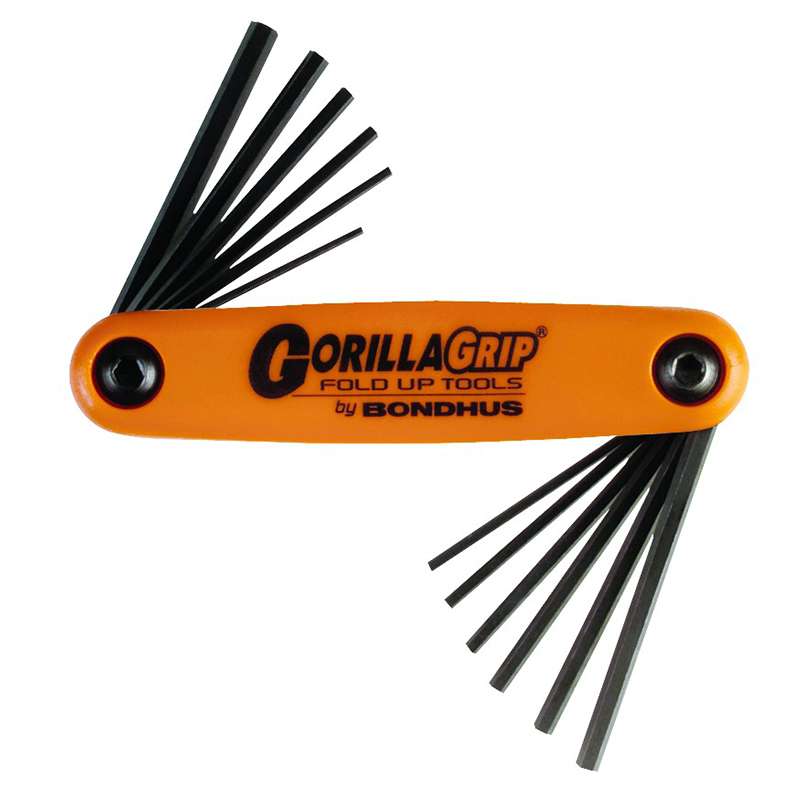 GorillaGrip Fold Up Tool Inch/Metric 12-Piece