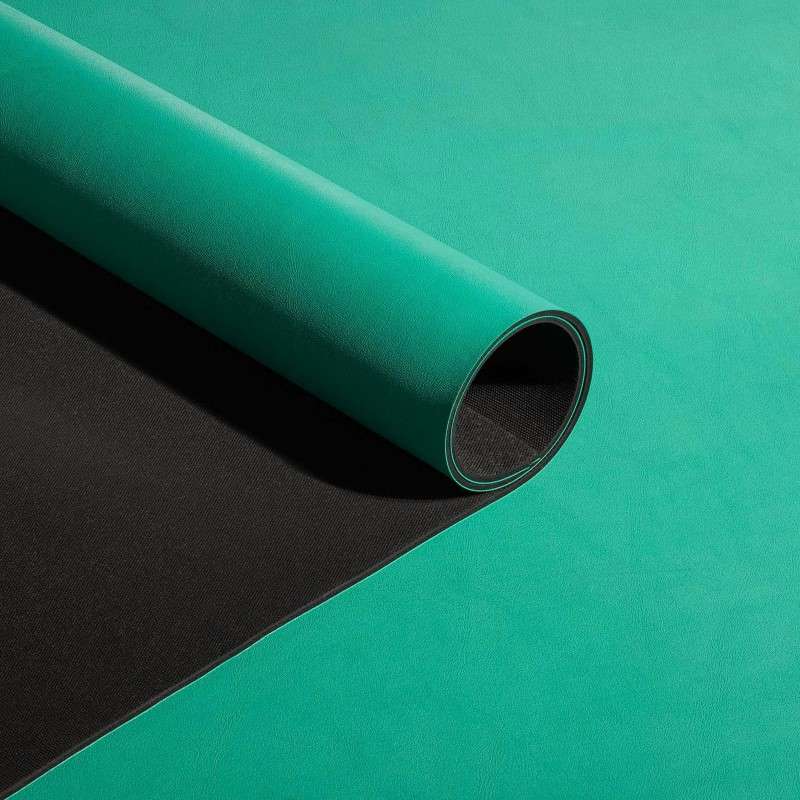 Dissipative 2 Layer Rubber Mat, Green, 3' x 50'  Roll