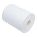 Liner-Free DT White Paper Label Roll, 4.19" x 170', 3.125" OD, 1" Core ID, Full Coverage Adhesive, Case of 32 Rolls redirect to product page