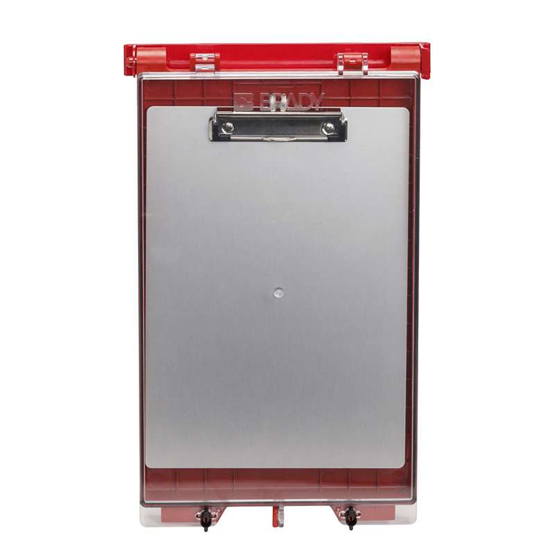 Permit Display Case, Red, 17" x 9.75" x 1.5"
