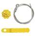 Extra Secure Spin Lockout, Yellow, with 59" Cable and Tool Kit